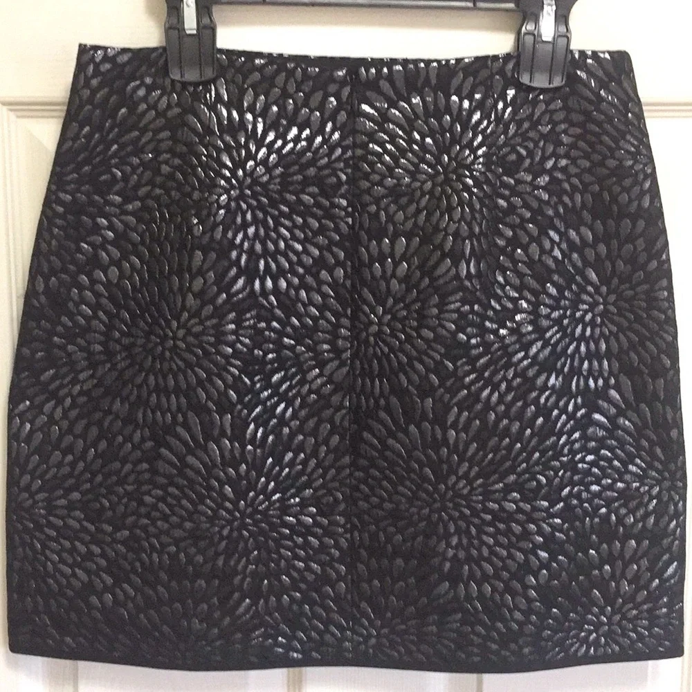 LOFT Shimmer Splash Wrap Skirt